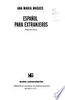 Español para extranjeros