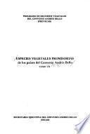 Especies vegetales promisorias de los países del Convenio Andres Bello