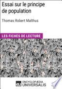 Essai sur le principe de population de Thomas Robert Malthus
