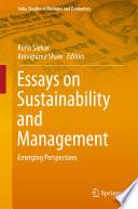 Essays on Sustainability and Management