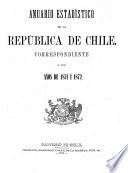 Estadística anual de la república de Chile, comercio exterior