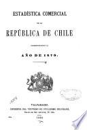 Estadistica comercial de la republica de Chile