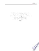 Estadística de Salud en las Américas, edición 2003