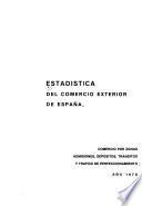 Estadística del comercio exterior de España
