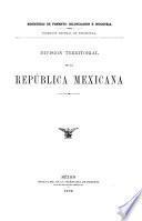 Estadística general de la República Méxicana