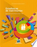 Estadísticas de matrimonios. Descripción de la base de datos 1998