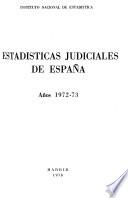 Estadísticas judiciales de España