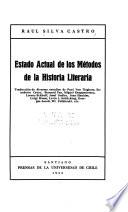 Estado actual de los métodos de la historia literaria