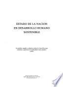Estado de la nación en desarrollo humano sostenible