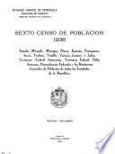 Estados Miranda, Monagas, Nueva Esparta, Portuguesa, Sucre, Táchira, Trujillo, Yaracuy, Zamora y Zulia; territorio federal Amazonas, territorio federal Delta Amacuro, dependencias federales y los resúmenes generales de población de todas las entidades de la república