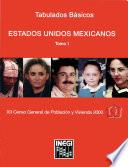 Estados Unidos Mexicanos. Tabulados básicos. XII Censo General de Población y Vivienda 2000. Tomo I