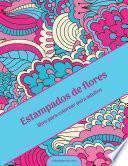 Estampados de flores libro para colorear para adultos 1