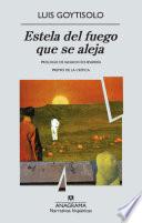 Estela del fuego que se aleja