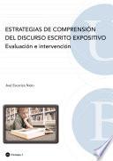 Estrategias de comprensión del discurso escrito expositivo. Evaluación e intervención