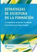 Estrategias de escritura en la formación