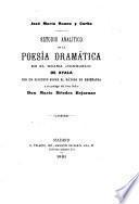 Estudio analítico de la poesía dramatica en el drama Consuelo de Ayala