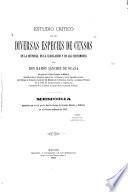 Estudio crítico de las diversas especies de censos en la historia, en la legislación y en las costumbres
