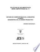 Estudio de Competitividad de la Industria Atunera Diagnostico de la Cadena Productiva
