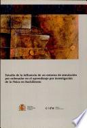 Estudio de la influencia de un entorno de simulación por ordenador en el aprendizaje por investigación de la Física en Bachillerato