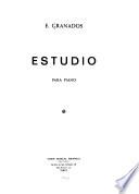 Estudio para piano