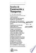 Estudios de construcción y transportes