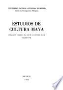 Estudios de cultura maya