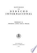 Estudios de derecho internacional