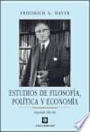 Estudios de filosofía, política y economía