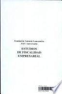 Estudios de fiscalidad empresarial