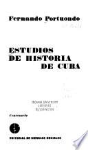 Estudios de historia de Cuba