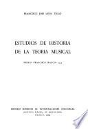 Estudios de historia de la teoría musical
