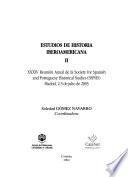 Estudios de historia iberoamericana