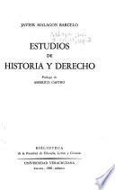 Estudios de historia y derecho