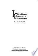 Estudios de literatura colombiana