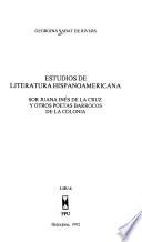 Estudios de literatura hispanoamericana