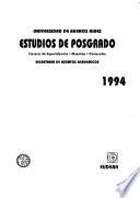 Estudios de posgrado