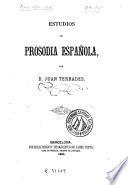 Estudios de prosodia española