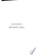 Estudios dedicados a Menéndez Pidal