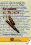 Estudios en Espana - Nivel Unversitario Vol. Ii