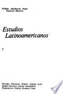 Estudios latinoamericanos