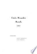 Estudios mongráficos: Marinilla, 1967