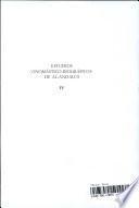 Estudios onomástico-biográficos de Al-Andalus