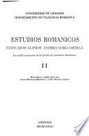 Estudios románicos dedicados al prof. Andrés Soria Ortega