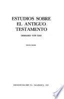 Estudios sobre el Antiguo Testamento