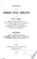 Estudios sobre el Código civil chileno