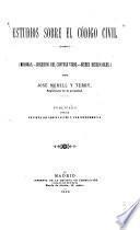 Estudios sobre el Código civil