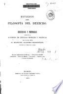 Estudios sobre filosofía del derecho