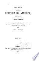 Estudios sobre la historia de America