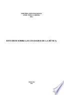 Estudios sobre las ciudades de la Bética