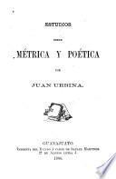 Estudios sobre métrica y poética